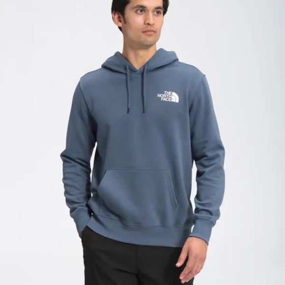 North Face Mens Box NSE Pullover hoodie Blue green M Vintage Indigo Sold Out HTF - Picture 6 of 6